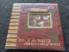 Deck the Halls Boughs of Holly Merry Memories 12" Photo Album/Scrapbook Stickers