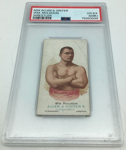 1887 N28 Allen & Ginter #36 Wm. Muldoon — PSA 4 (MK)