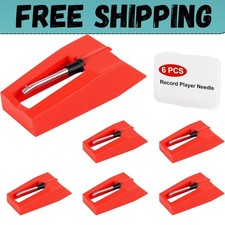 6 Pack Record Player Needle Replacement, Upgraded Vinyl Needle...