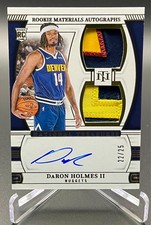 2024-25 National Treasures DaRon Holmes II RPA RC Dual Patch AUTO /25 Rookie