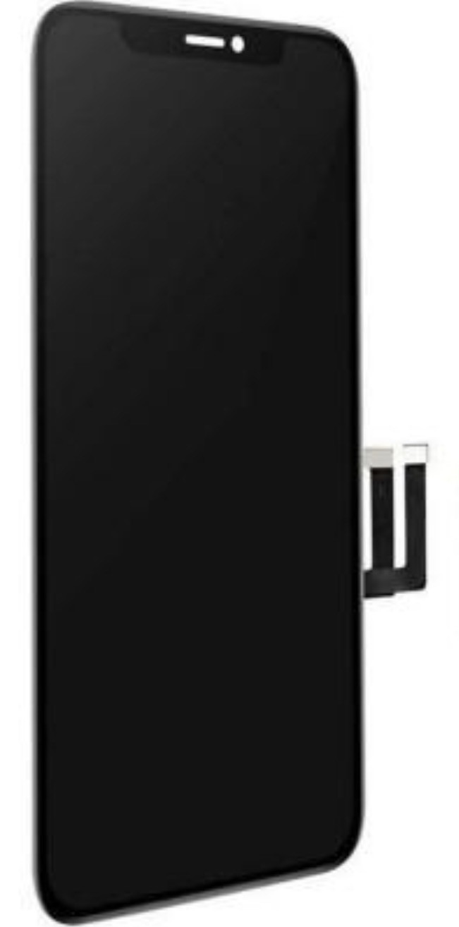 Écran iPhone 11 LCD complet avec vitre tactile noire pour remplacement de châssis
