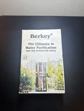 Berkey Water Purification AISI 304 Stainless Steel 2.1 Gallon New Open Box