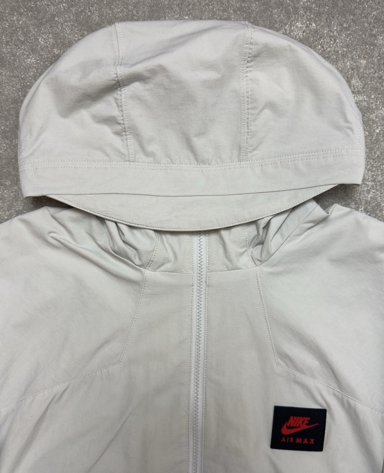 Nike Air Max Woven Tracksuit Full Set White & Red, Men’s Medium / Small RARE image 6