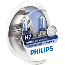 Philips Far Ampulleri H7 Crystal Vision 12v 6055w 4300k 12972cvsm - 2li Set