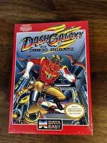 Dash Galaxy in the Alien Asylum (NES, 1990) - Factory Sealed H Seam Rev-A