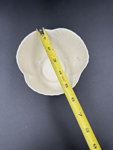 Belleek Irish Porcelain Harp Shamrock Cereal Nut Bowl 7th Mark Ireland - Picture 7 of 8