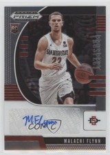 2020-21 Panini Prizm Draft Picks Prospect Auto Malachi Flynn #PA-MF Auto 0lv3