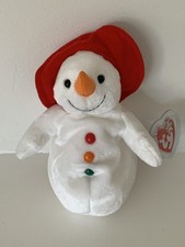 TY Beanie Baby - Chillin the Snowman - New with Original Tags