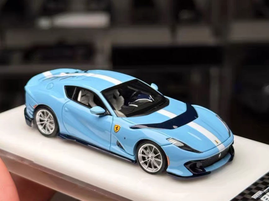FuelMe 1:64 Resin car model Ferrari 812C Blue | eBay