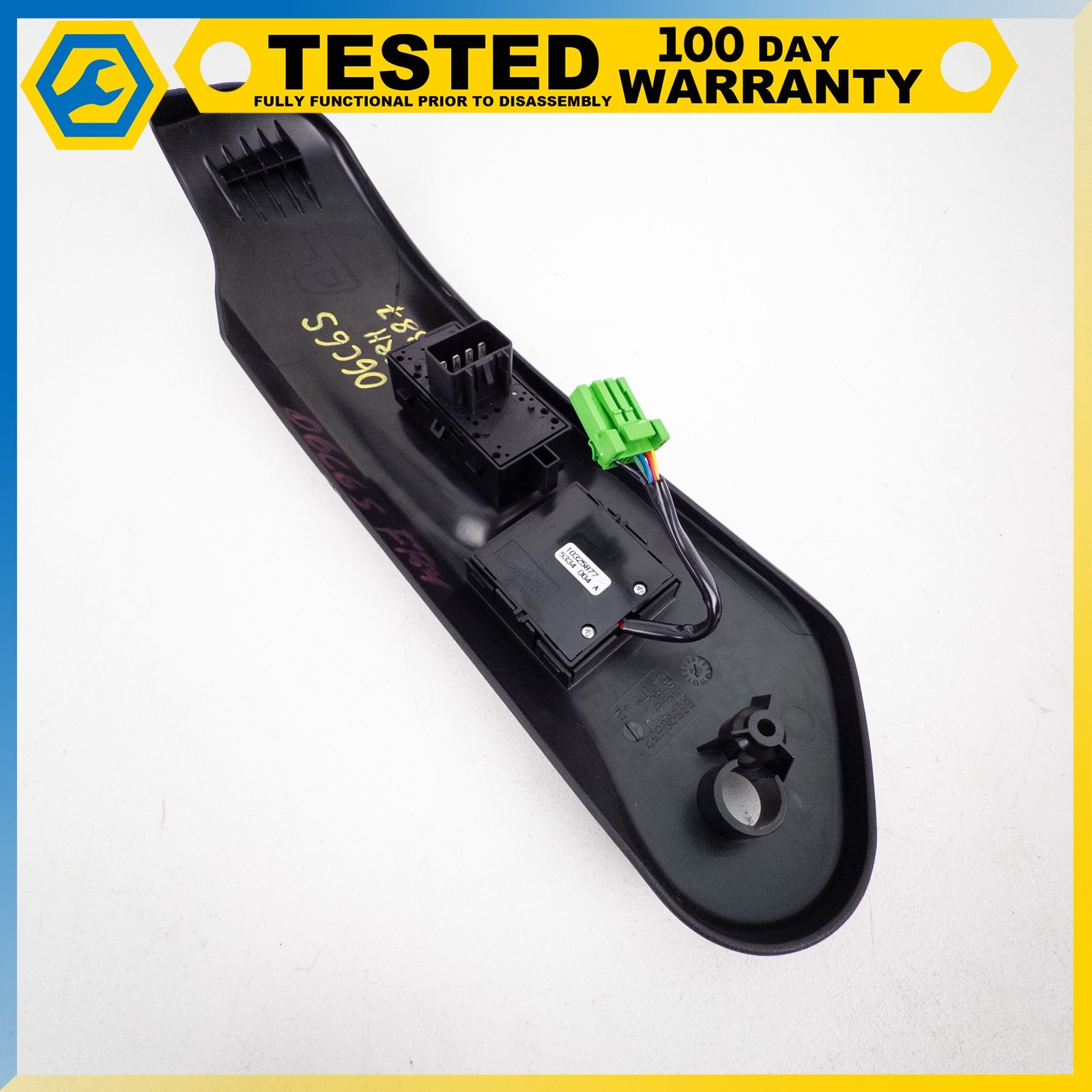 05-13 CHEVROLET CORVETTE C6 FRONT RIGHT SEAT CUSHION PANEL SWITCH ASSEMBLY OEM