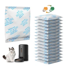 16 Packs Pet Food Desiccant Bag Compatible with PETLIBRO/PETKIT Automatic Cat...