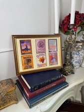 Enamel Echoes – Unique Antique Steel Advertising Signs on Wooden Frame