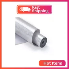 HTVRONT Silver Glitter Heat Transfer Vinyl - 12" x 10ft Silver Glitter Iron on V