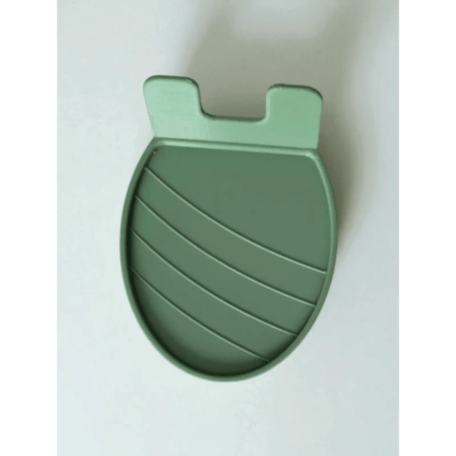 Kitchen Spoon Rest Utensil Holder Drip Tray For Stove Top Countertop Sage Green