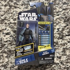 Star Wars  The Clone Wars Pre Vizsla CW08 Hasbro MISB includes Darksaber