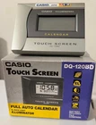 CASIO TOUCH SCREEN FULL AUTO CALENDAR ALARM CLOCK WITH BACK ILLUMINATION