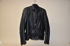 Hein Gericke Black Leather Motorcycle Jacket,...
