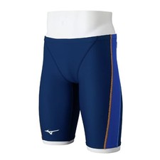 MIZUNO Exersuit Half Spats N2MBC063 Size XS Navy x Gold Fusion x Capri Breeze
