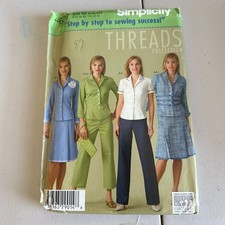 Simplicity Pattern 4637 Sz 14-20 Misses Pants 2 Lengths Skirt Jacket Purse