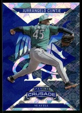 2025 Panini Crusade #56 Jurrangelo Cijntje Crusade Blue Cracked Ice