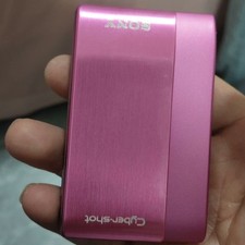 Sony Cyber Shot DSC-TX1 Digital Camera 10.2MP 4x Optical Zoom Pink Test Good