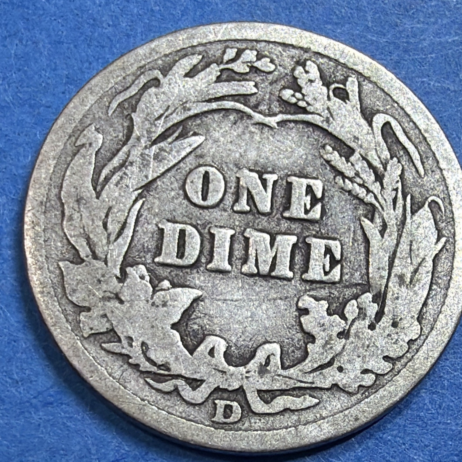 1912-D Barber Dime 10C G Good 90% Silver US Coin
