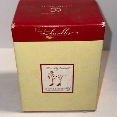 Dept. 56 Patience Brewster Krinkles Dalmatian Mini Dog Ornament   Retired 2004