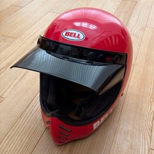 Bell MOTO-3 CLASSIC XL Red Motorcycle Helmet Used Excellent Condition