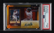 2024 Select Diamond Action Signatures Gold Prizm 8/10 Dillon Head PSA 9 Auto b4d