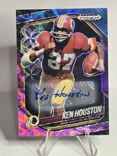 2025 Prizm Black Ken Houston Nebula Auto 1/1 One Of One, 1/1 #149 Redskins 🔥