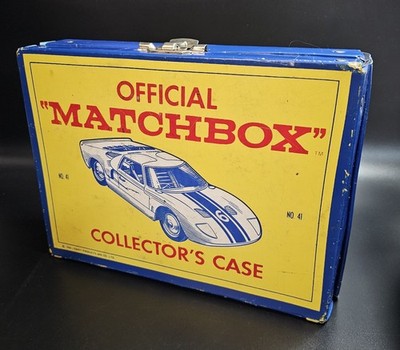 VTG 1966 Lesney Matchbox Case + 21 cars set with Variety of cars Hotwheels 1:64