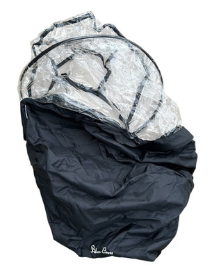 Genuine Silver Cross Comet Baby Carriage Stroller - Clear Rain Cover with Bag