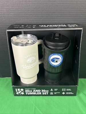 Logo Brands Shorter University Stainless Steel Tumbler Set