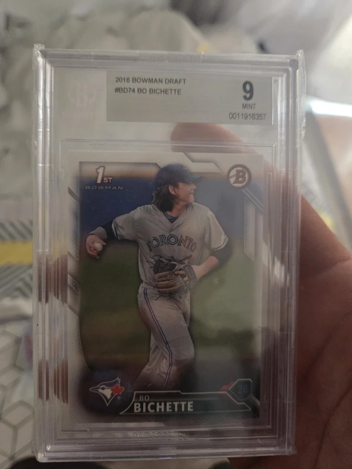 Bowman 2016 Bowman Draft Bo Bichette #BD74 1st Bowman Noté Toronto Blue Jays 9 - Photo 2/2