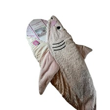 Tommy Bahama Sleeping Bag Shark Blanket Snuggle Tail Kids Polyester Soft NEW