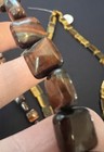 30” Of Tiger Eye Beads 2 Strands Red Tiger Eye And Traditional  — photo 2