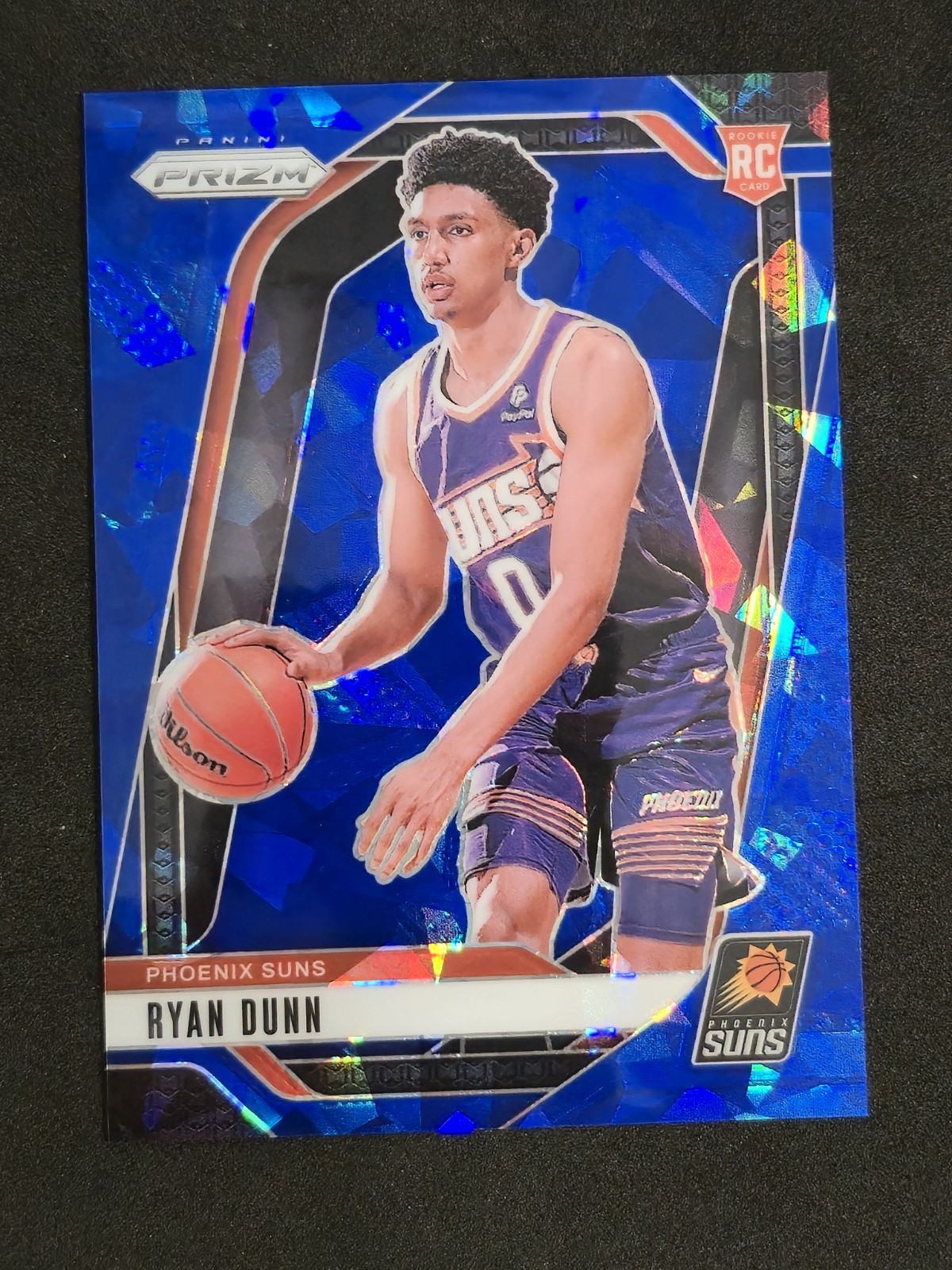 2024-25 Panini Prizm Ryan Dunn #258 RC Rookie Blue Ice /125