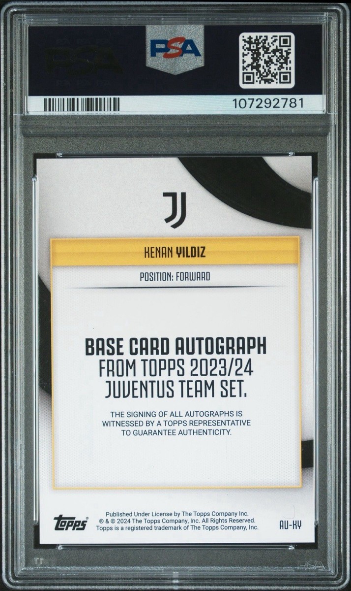 topps ユヴェントス ケナン ユルディズ レリック オートカード 直筆