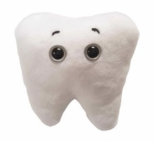 Giant Microbes Tooth Molar with Zip Pocket