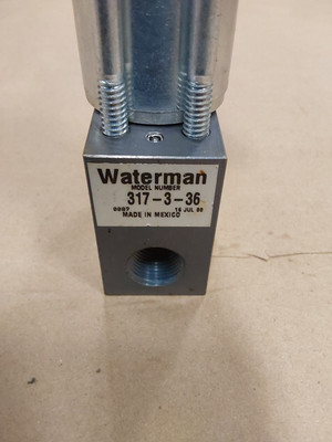 NOS Waterman Parker-Hannifin Solenoid Valve 317-3-36.......N90