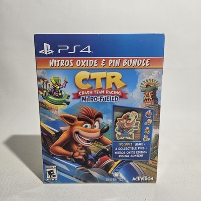 Crash Team Racing Nitro Fueled (Nitros Oxide & Pin Bundle) PS4 Brand NEW Sealed