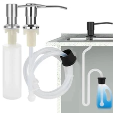 NEW Kitchen Sink Soap Dispenser with Extension Tube Under-Sink Pump Fast Ship
