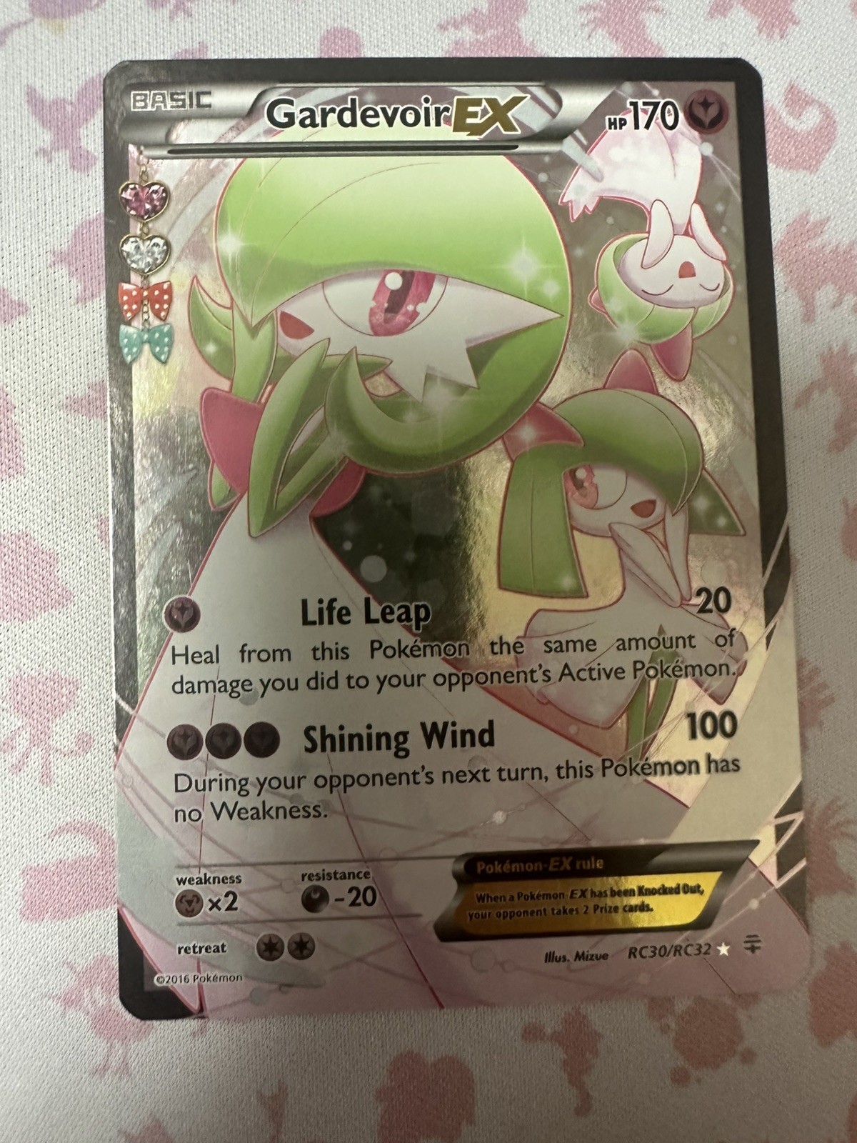 Pokemon Gardevoir EX RC30/RC32 Holo Full Art Generations Radiant Collection MINT