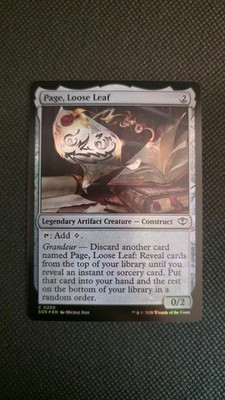 Seite, Loseblatt COMMON 250 Secrets of Strixhaven Magic: The Gathering Foil