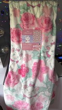 Rare Disney The Aristocats Marie Pink Rose Throw Blanket Pink 50x70  NWT VIRAL