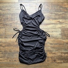 Forever 21 F21 Black Bodycon Going Out Sleeveless Dress Size Small