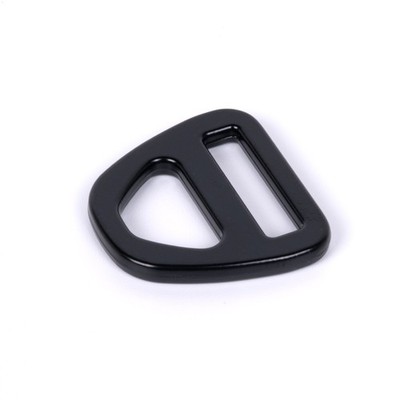 Country Brook Design  3/4 Inch Black Double Bar D-Rings, 10 Pack