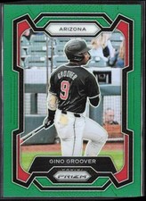 2024 Panini Prizm #91 Gino Groover Green Prizms