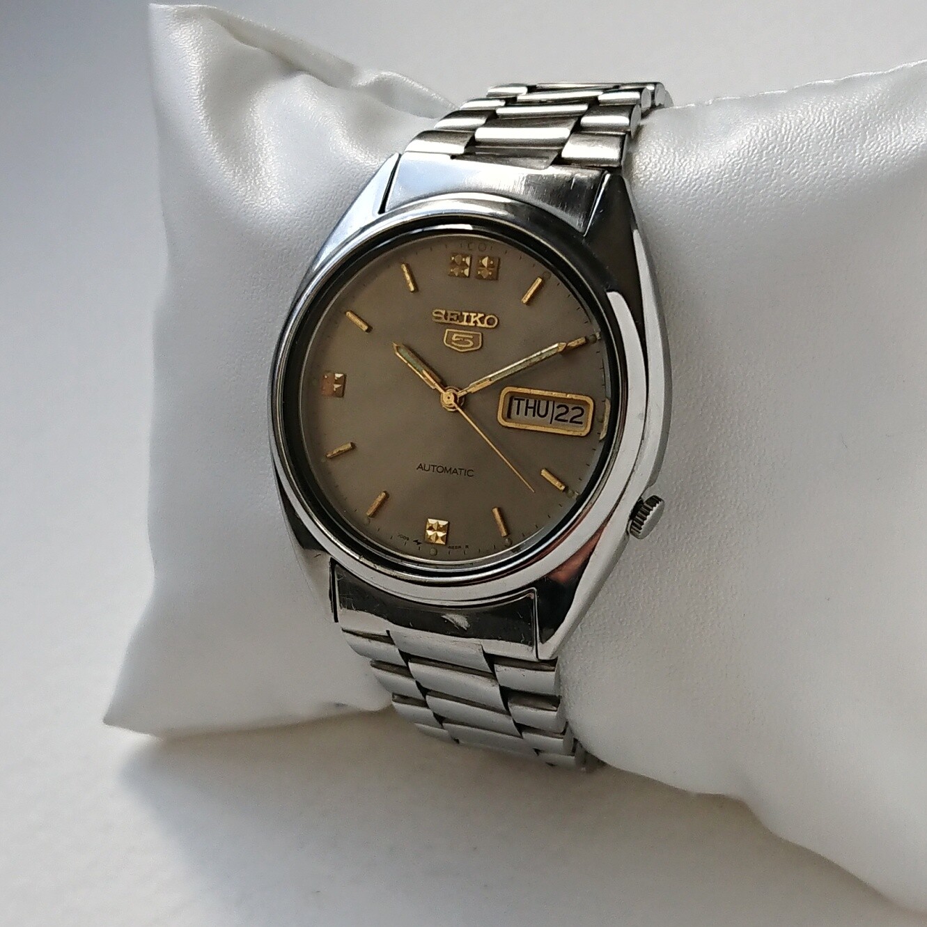 最終値下げ Vintage Watch SEIKO ホワイトダイヤル ミラネーゼ 腕時計