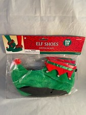 Xmas Elf Shoes Boot Christmas Fancy Dress Costume Child Novelty Accessories NIP